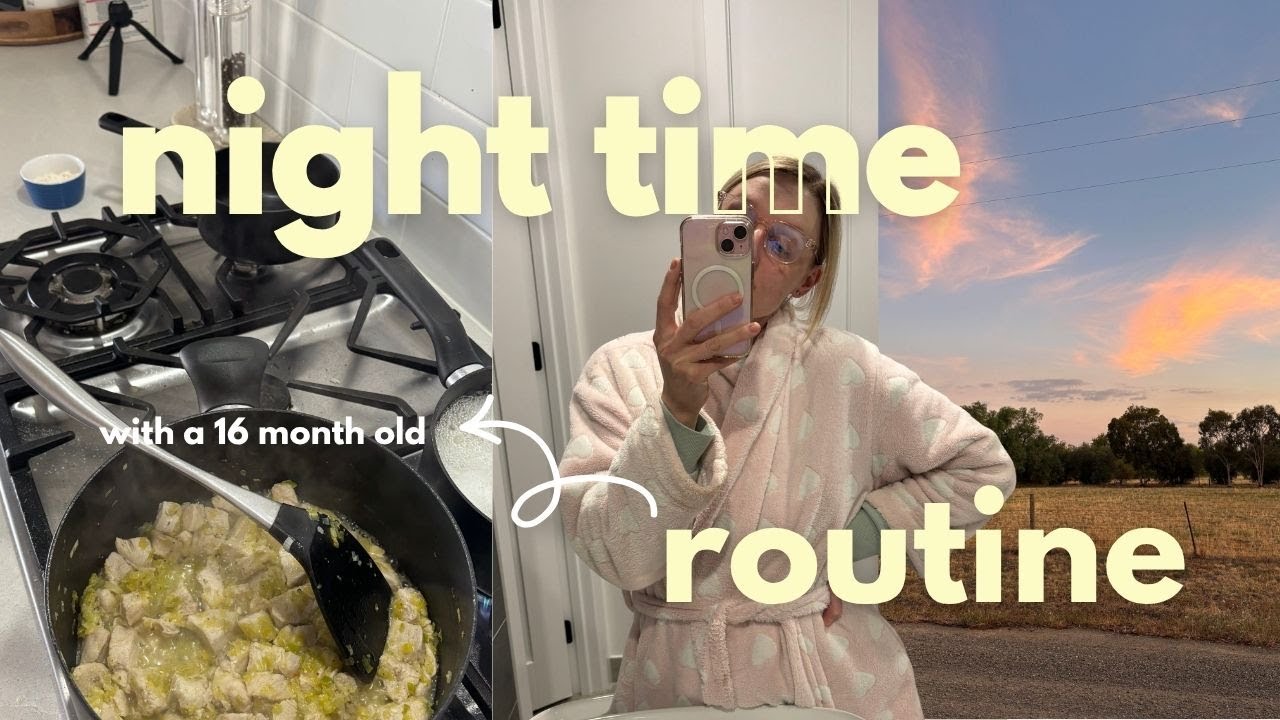 Night Time Routine🌛✨ with my 16 month old + timestamps!