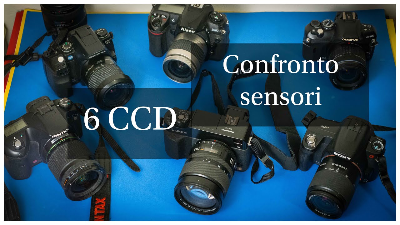 6 Sensori CCD a confronto - Quale fa foto migliori?