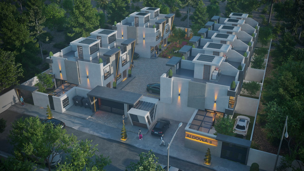 CONJUNTO HABITACIONAL ALDOVEA 3_4K_3D WALKTROUGH #walkthrough #archviz  #3drender #3danimation