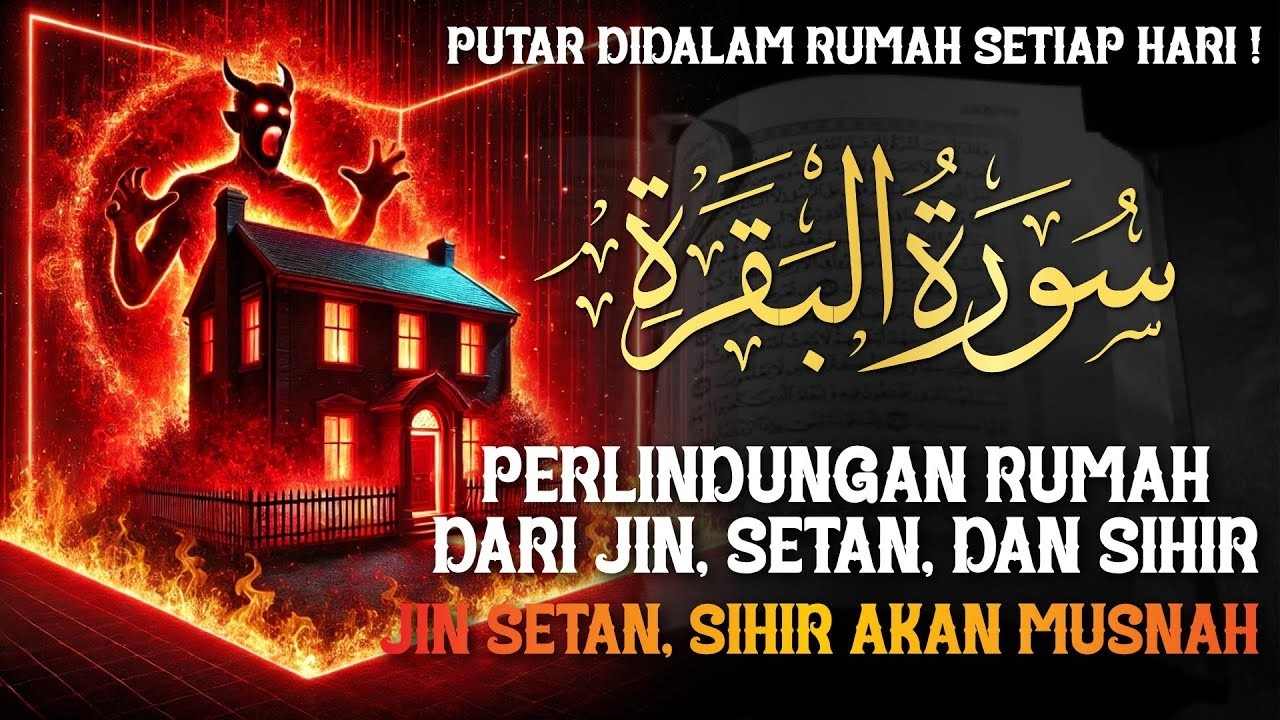 AL-BAQARAH FULL | PUTAR TIAP HARI ! MENGUSIR SETAN, JIN & SIHIR DIDALAM RUMAH DAN PAGAR DIRI !
