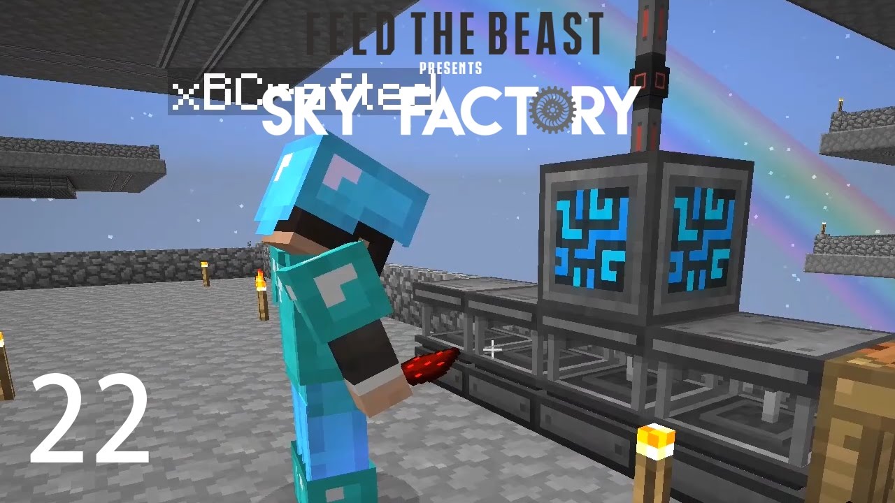 Sky Factory 3 w/ xB - REFINED STORAGE [E22] (Minecraft Modded Sky Block)