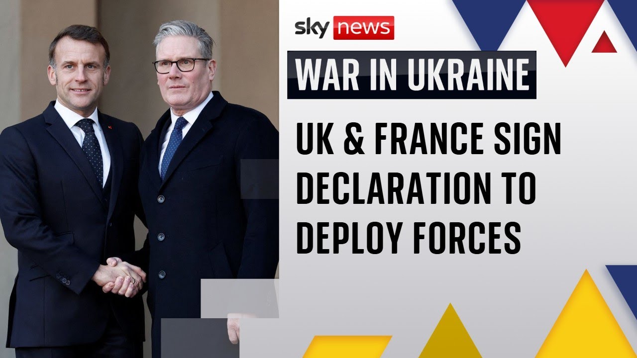 Великобритания подписала декларацию о намерении разместить войска в Украине в случае заключения м...