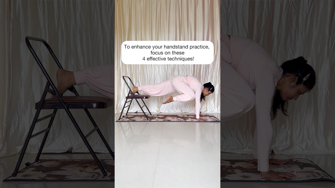 Try this 4 handstand techniques to improve your practice🔥