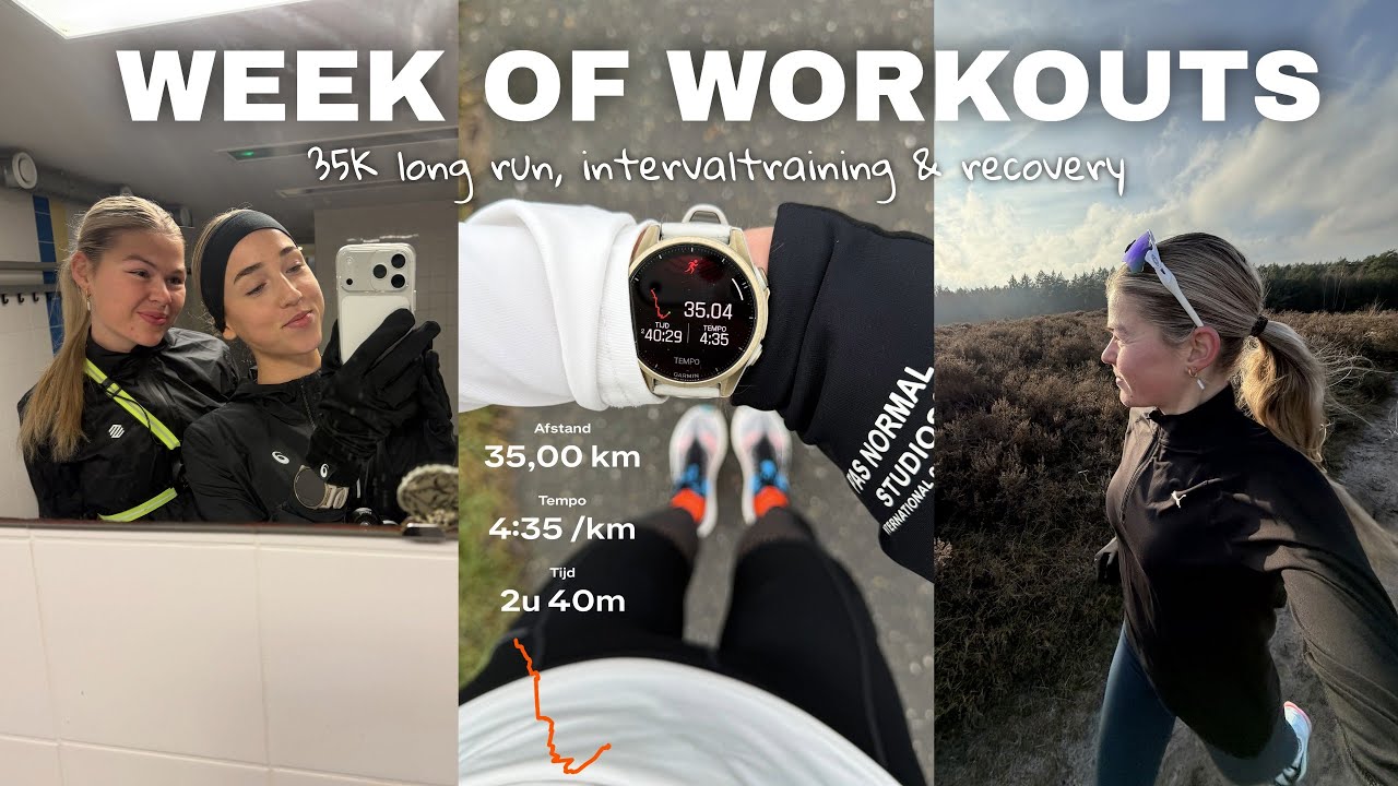 PEAKWEEK MARATHONTRAINING: 35K Long Run, Intervals & Recovery! 🏃‍♀️🌟
