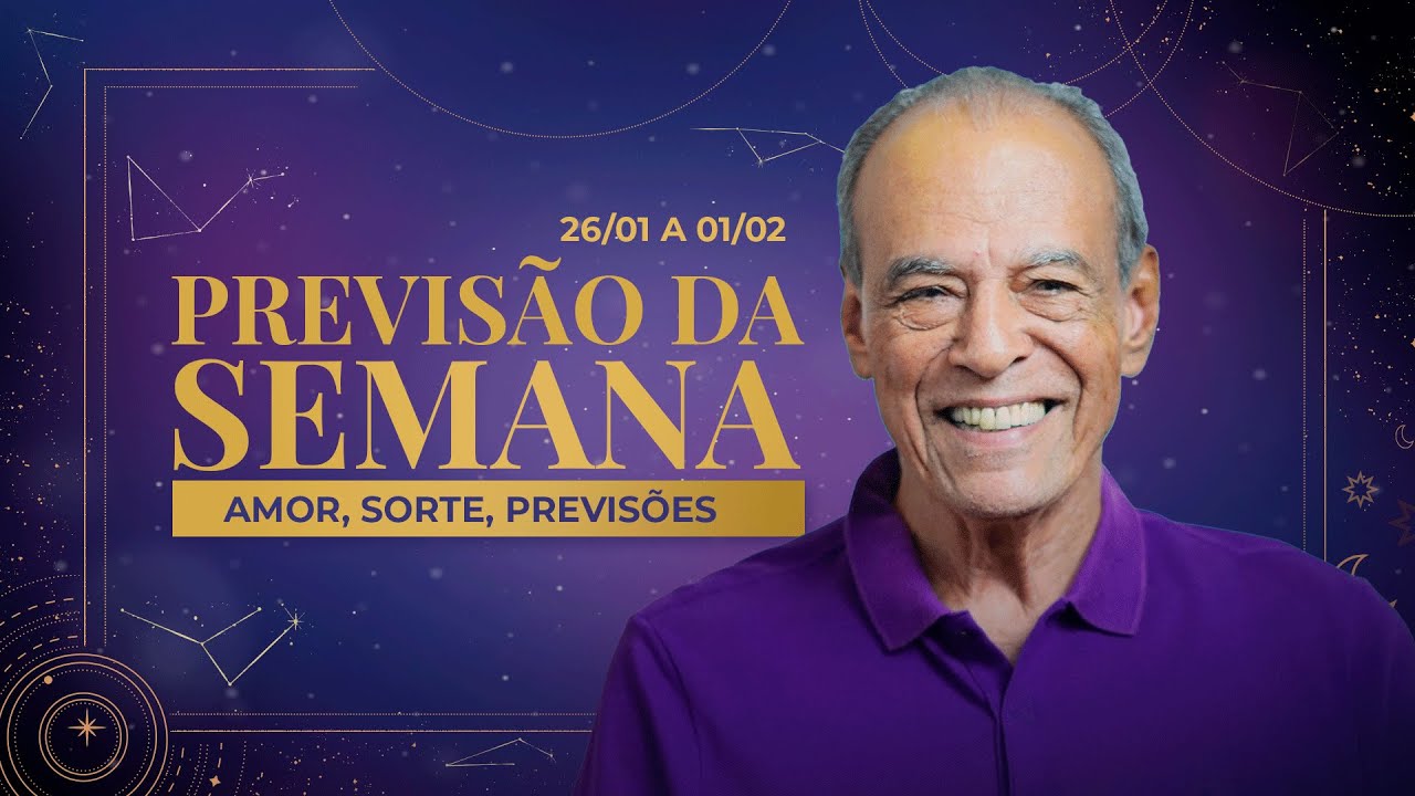 Horóscopo semanal de 26/01 - 01/02 | POR JOÃO BIDU