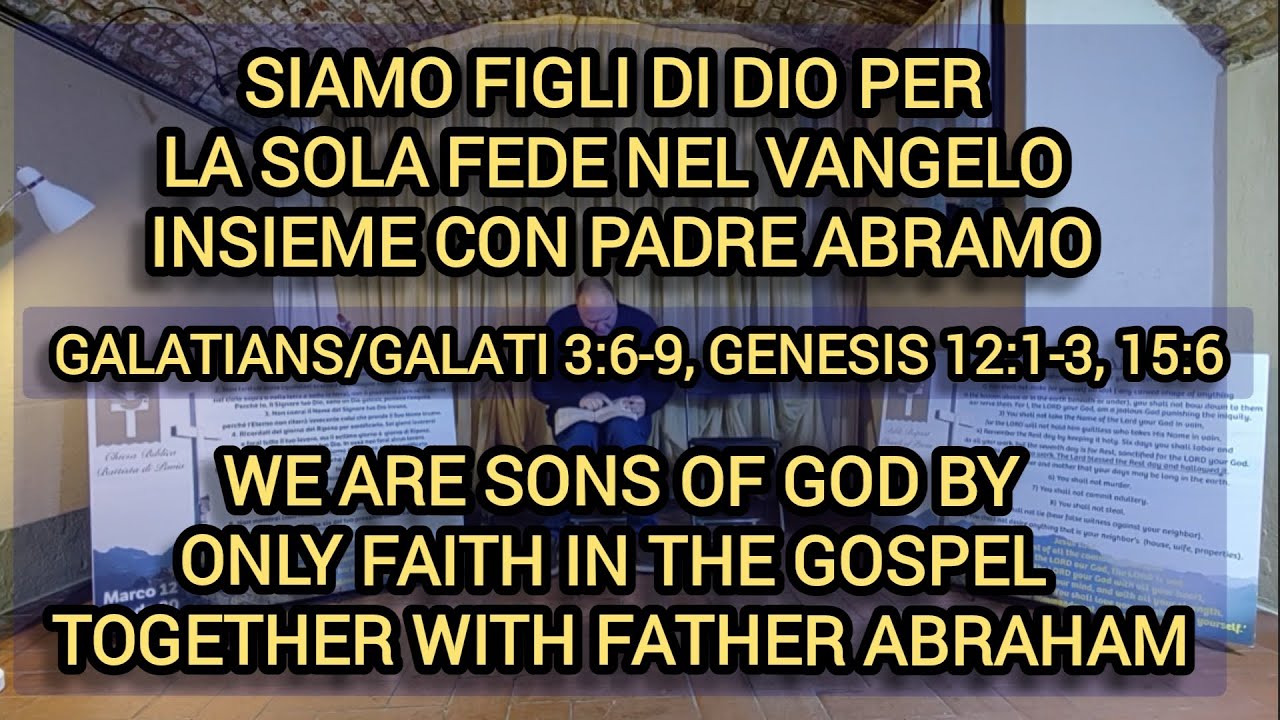 Figli di Dio per la Sola Fede