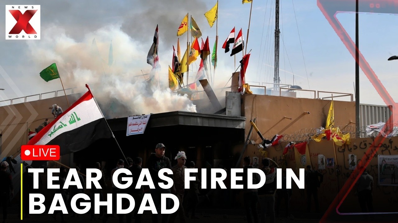 Baghdad Protest LIVE : Security Forces Fire Tear Gas at Baghdad Protest | NewsX World