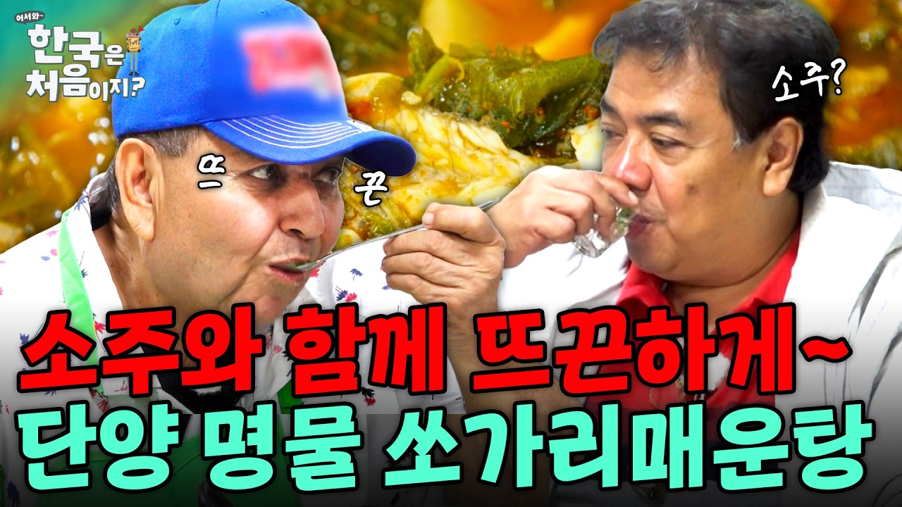 소주와 함께 먹는 단양 명물 쏘가리 매운탕★ | #어서와한국은처음이지 | EP.299
