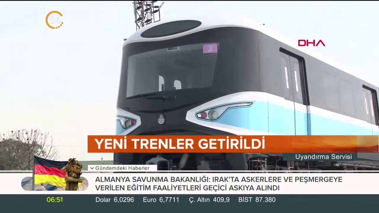 Mahmutbey - Kabataş metrosunda sona doğru... Trenler raylara indirildi