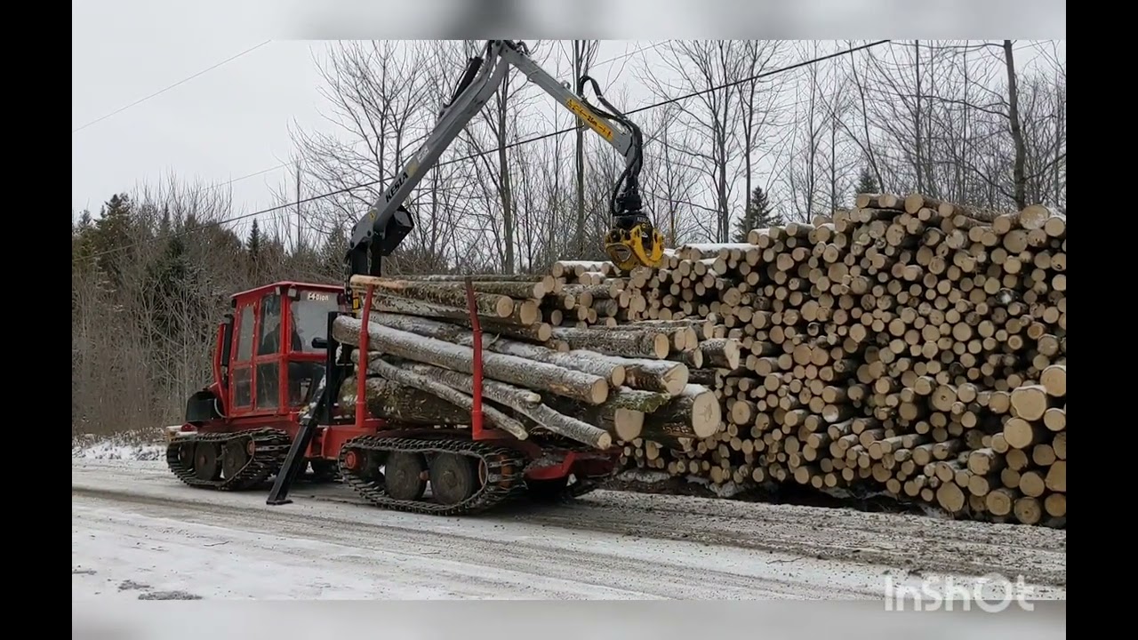 Vohl F4 Dion log forwarder (completely restored) modified cabin with electric Kesla 203T
