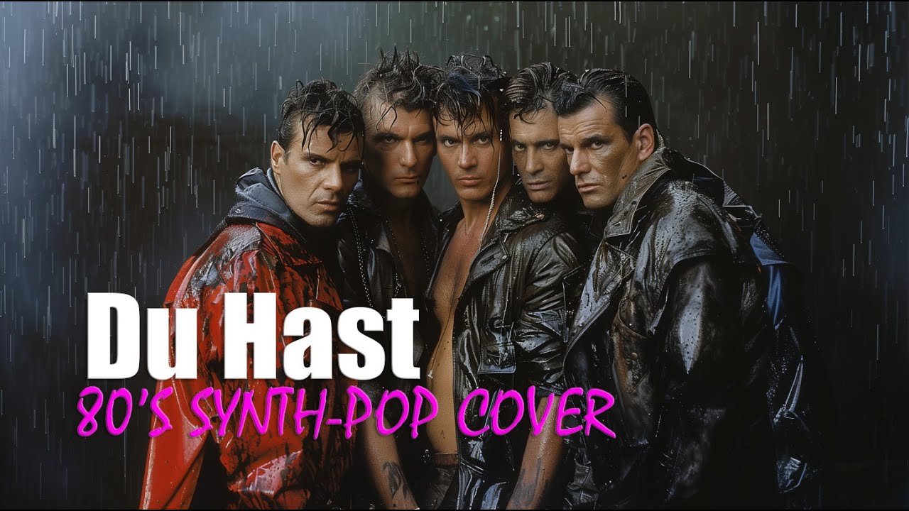 Rammstein - Du Hast, but it is a 80s synth-pop cover