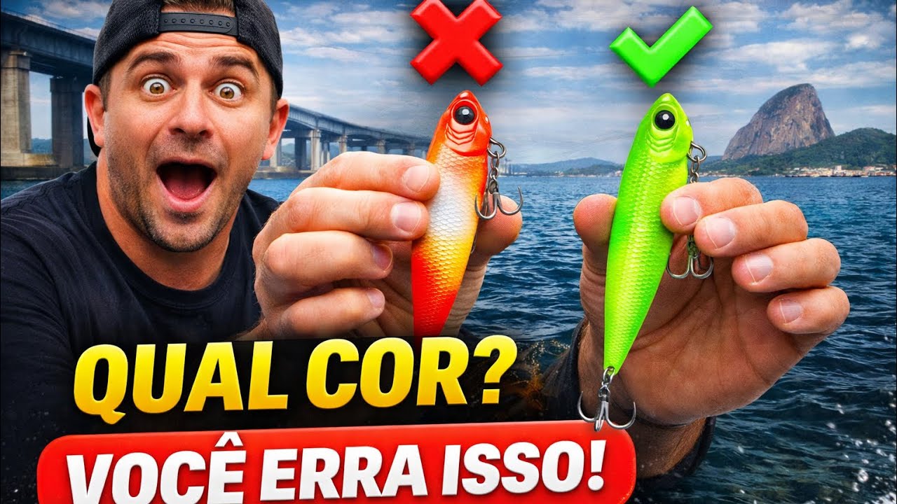 Qual cor de isca usar na Baía de Guanabara ? [iniciante] 