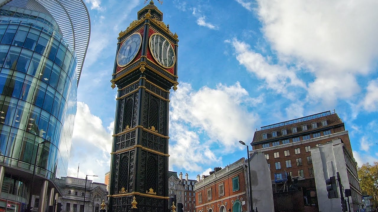 Walking in London Little Ben to Big Ben - 4K