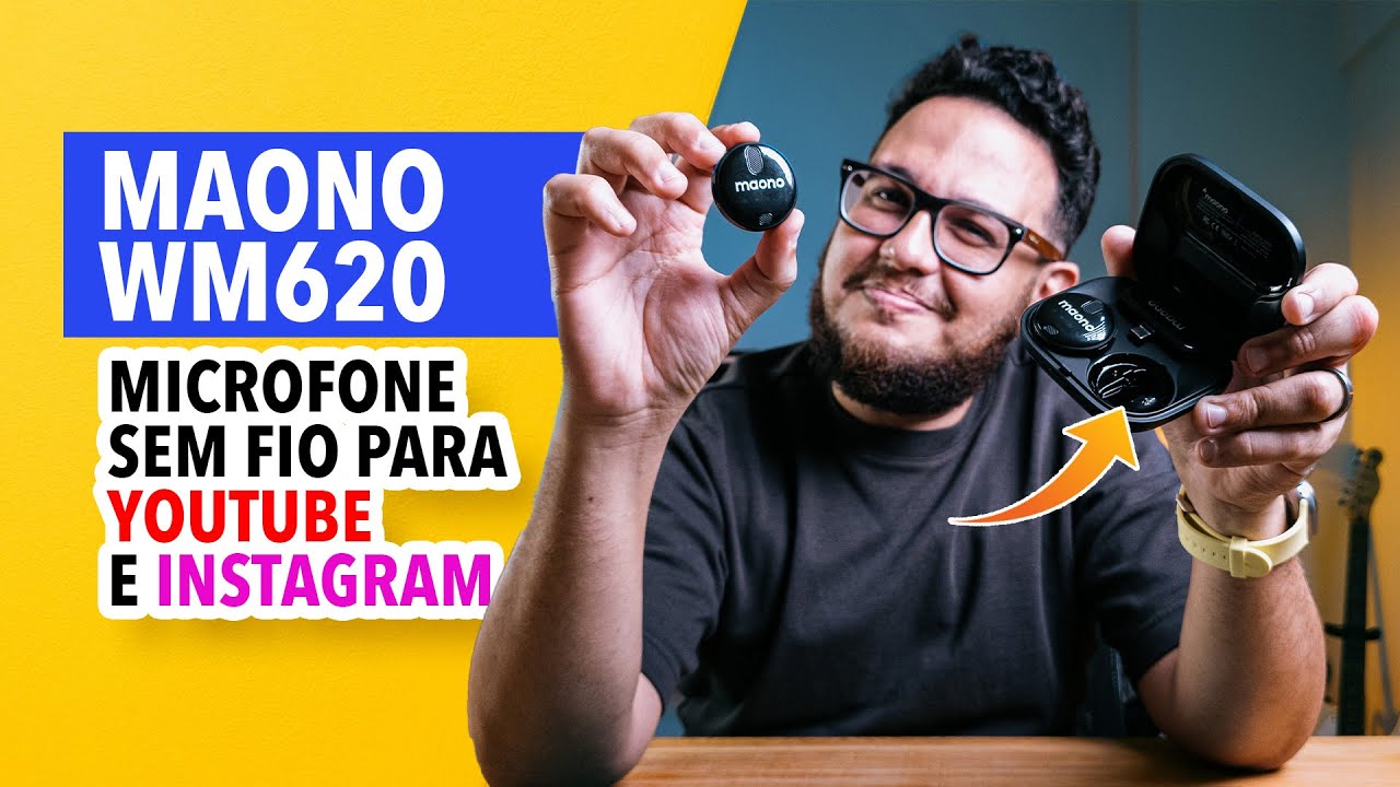 🔴 MEU MICROFONE SEM FIO: MAONO WM620