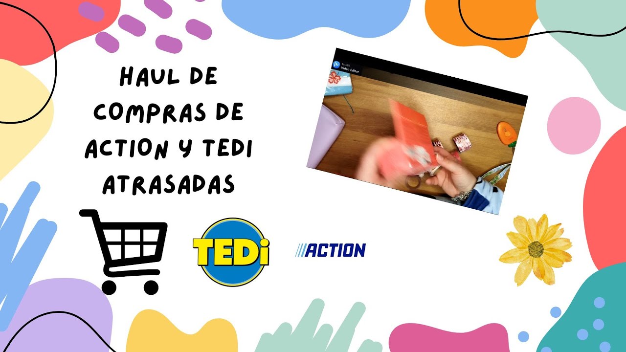 HAUL COMPRAS DE ACTION Y TEDI ATRASADAS #compras #scrapbooking #manualidades