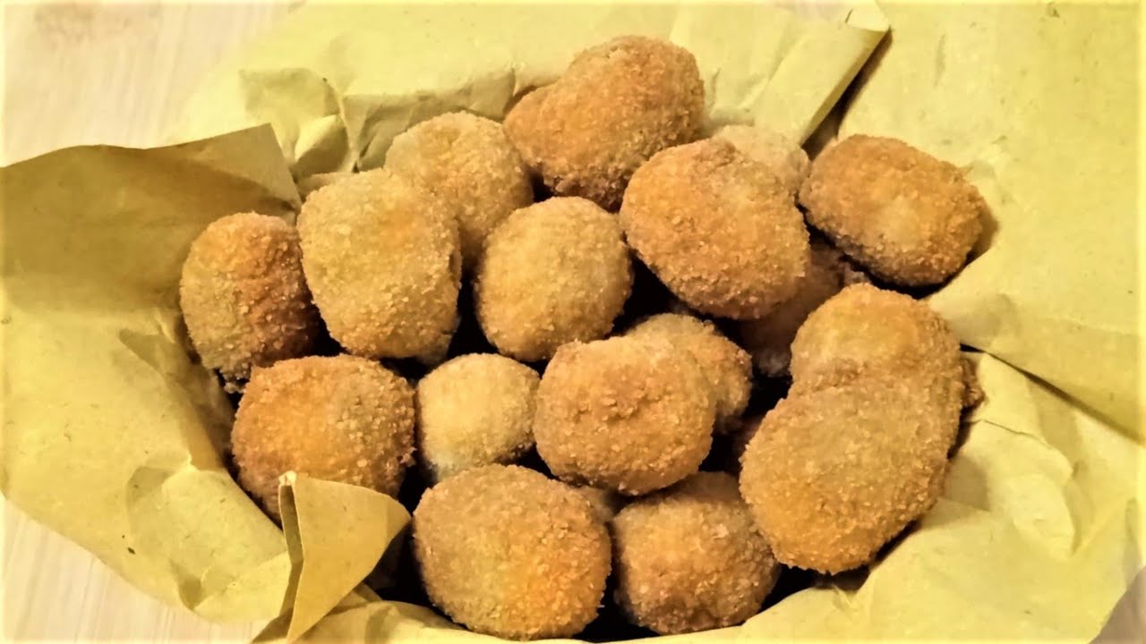 IDEA ANTIPASTO O APERITIVO BUONO E FACILE: OLIVE ALL' ASCOLANA CON TONNO - FINGER FOOD