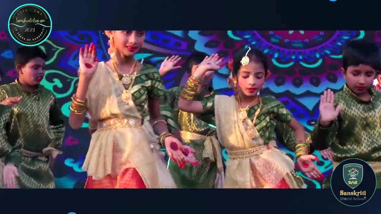 Samskrutotsavam 22-23 - Annual Day celebrations - Welcome Dance