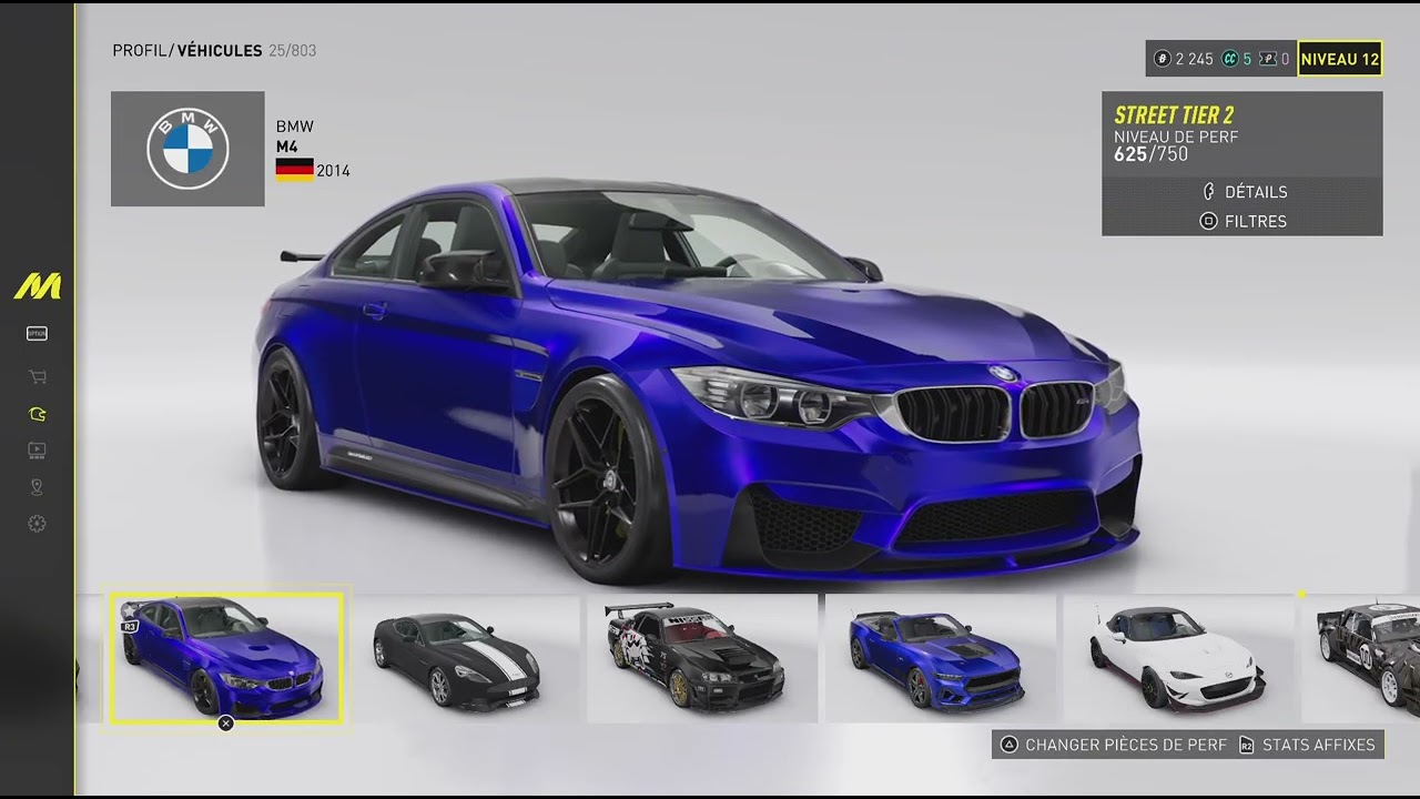 Toute mes voiture sur THE CREW MOTORFEST