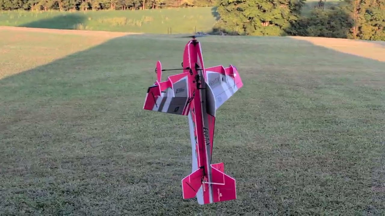 Eflite eratix 3d sunset flight with on board lights