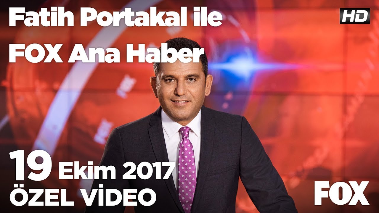 Erdoğan'dan Irak'ta Haşdi Şabi uyarısı  19 Ekim 2017 Fatih Portakal ile FOX Ana Haber