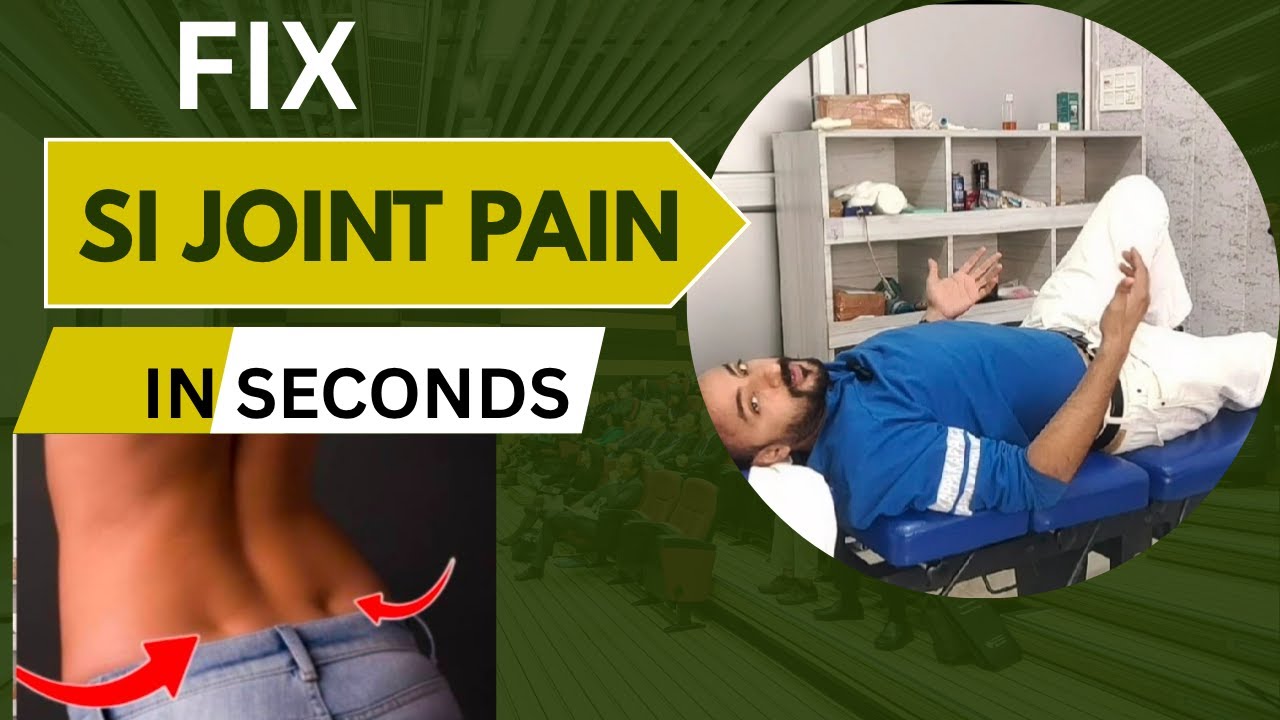 🔥 SAY GOODBYE to SI Joint Pain! | Instant Relief for Lower Back & Pelvic Pain 🔥 #ytstudio