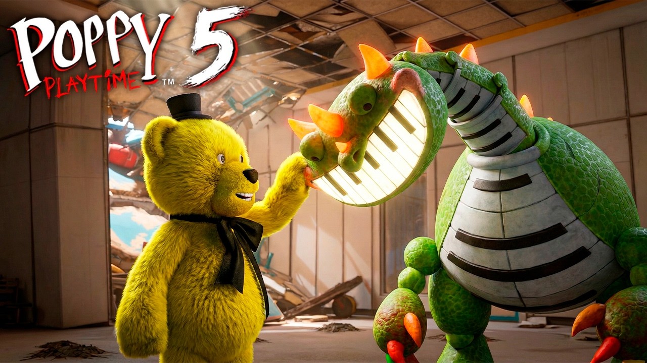 Poppy Playtime Chapter 5 Все Секреты и Пианозавр