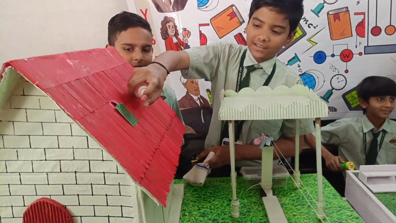 Meri school m hua grand Science fair 😍🤩
