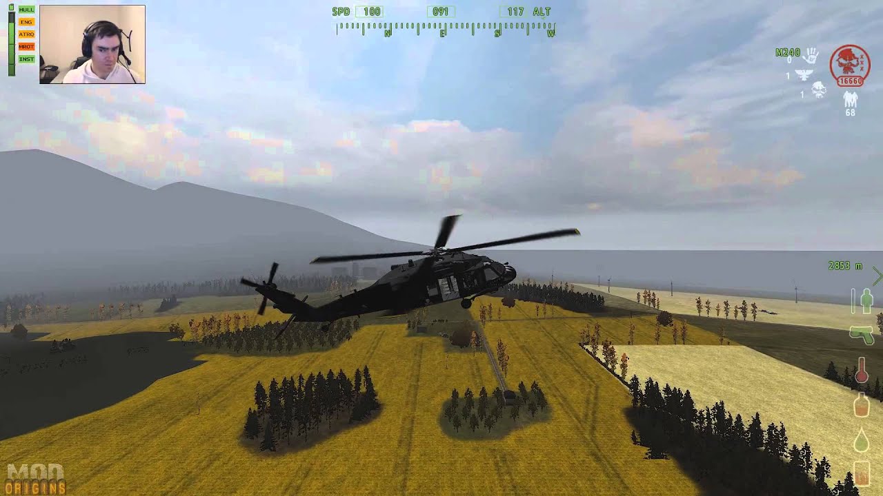 Dayz Origins 2016 #4 Залёт в Этановск (Пиратский Knighthawk) @INT005