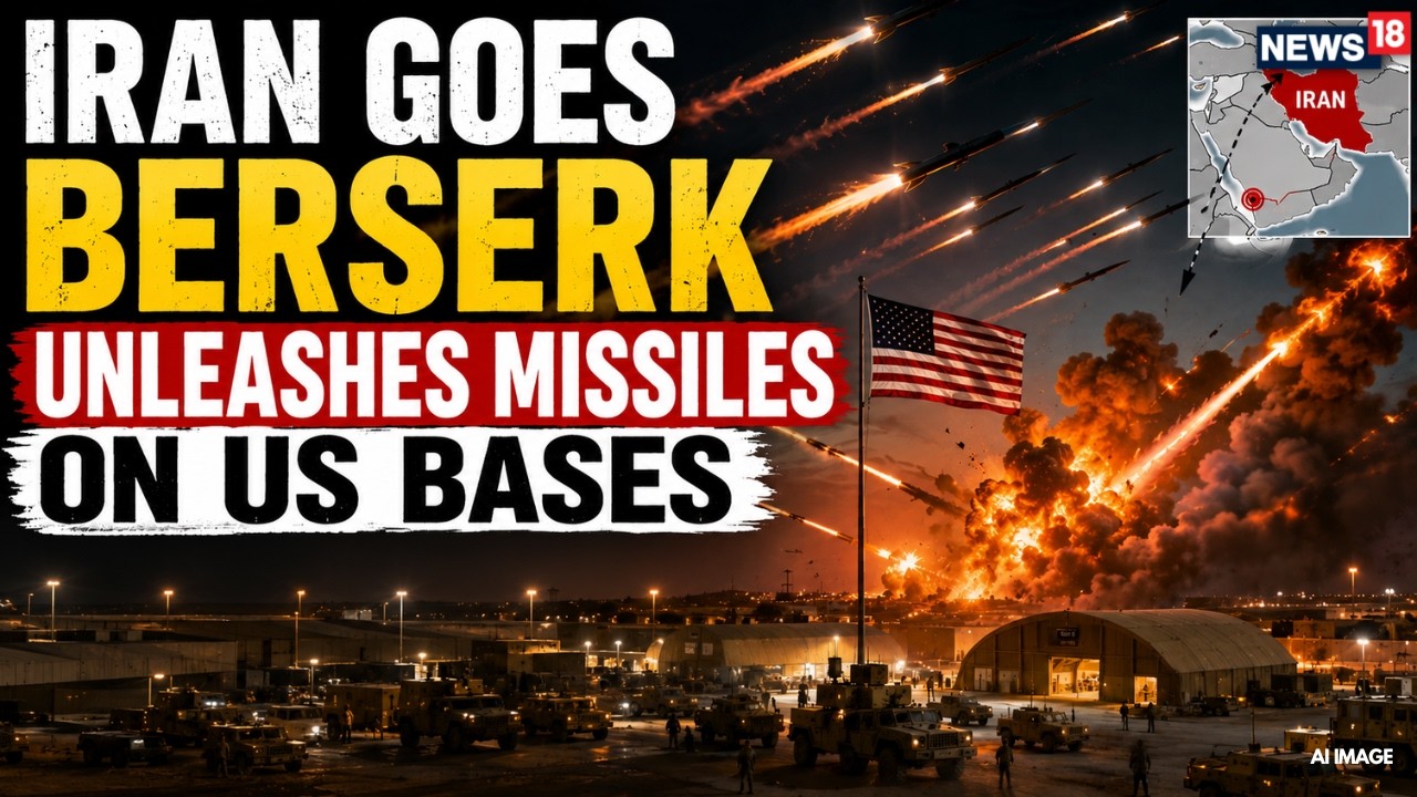 Live | Iran Unleashes Missile Barrage On US Bases | Middle East On Edge | Trump | Iran War Live