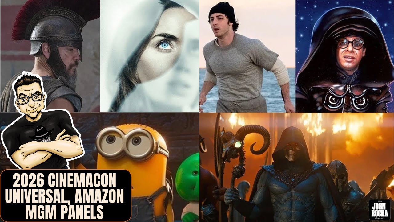 UNIVERSAL, MGM CINEMACON PANEL REACTIONS - Odyssey, Disclosure Day, I Play Rocky, Spaceballs 2