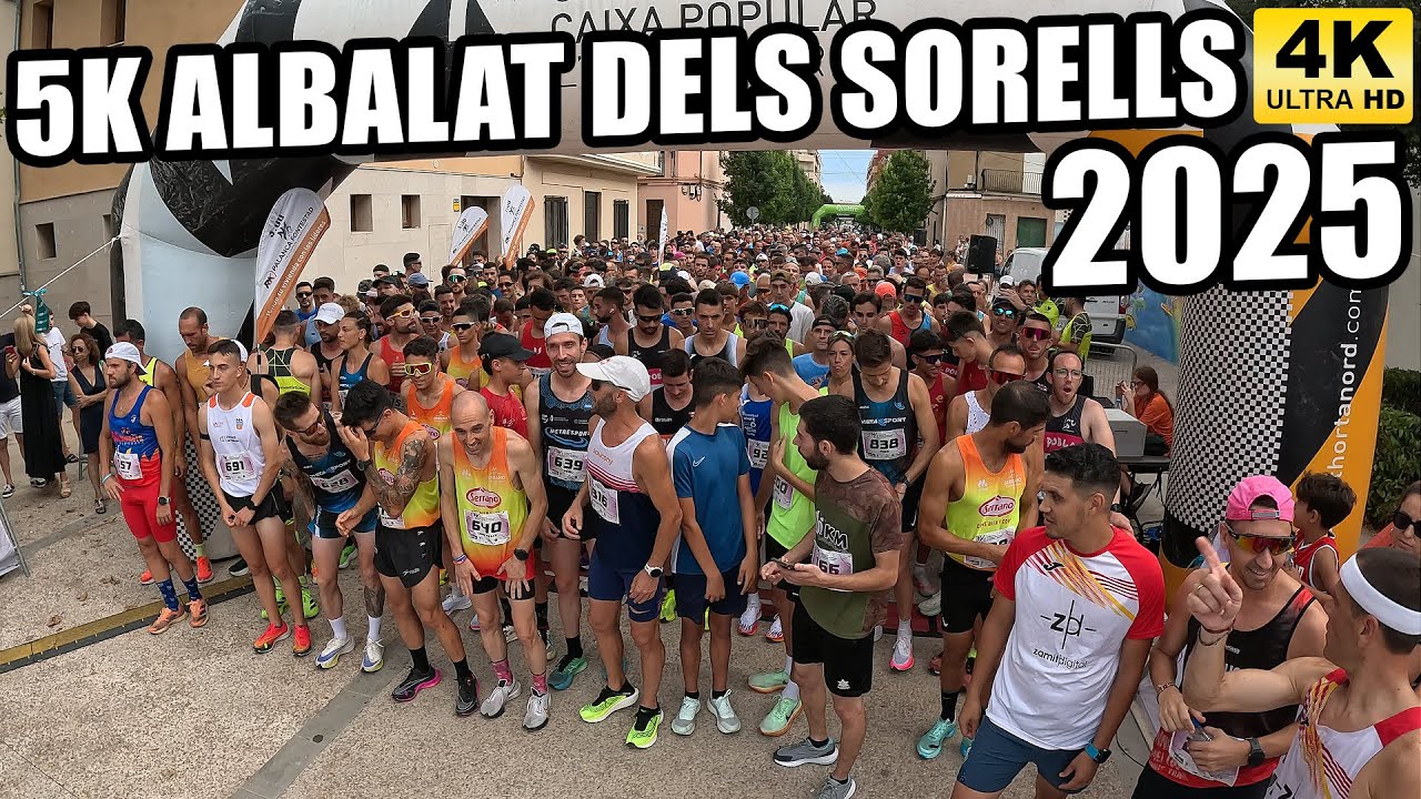 5K ALBALAT DELS SORELLS 2025 CLASIFICACIÓN DESDE EL RECORRIDO | CIRCUIT L'HORTA NORD