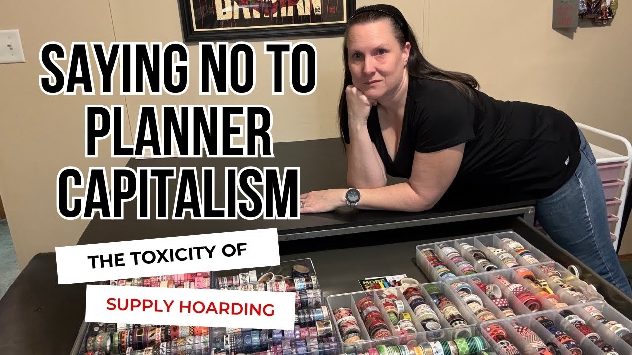 No Buy Year: Time To Stop Hoarding Planner Supplies