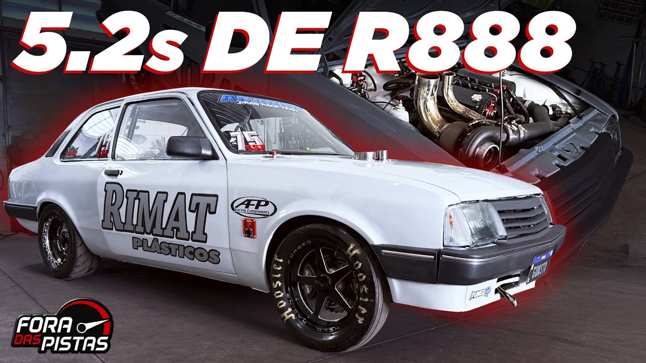 PRIMEIRO CHEVETTE TST NOS 5.2S DE PNEU R888!