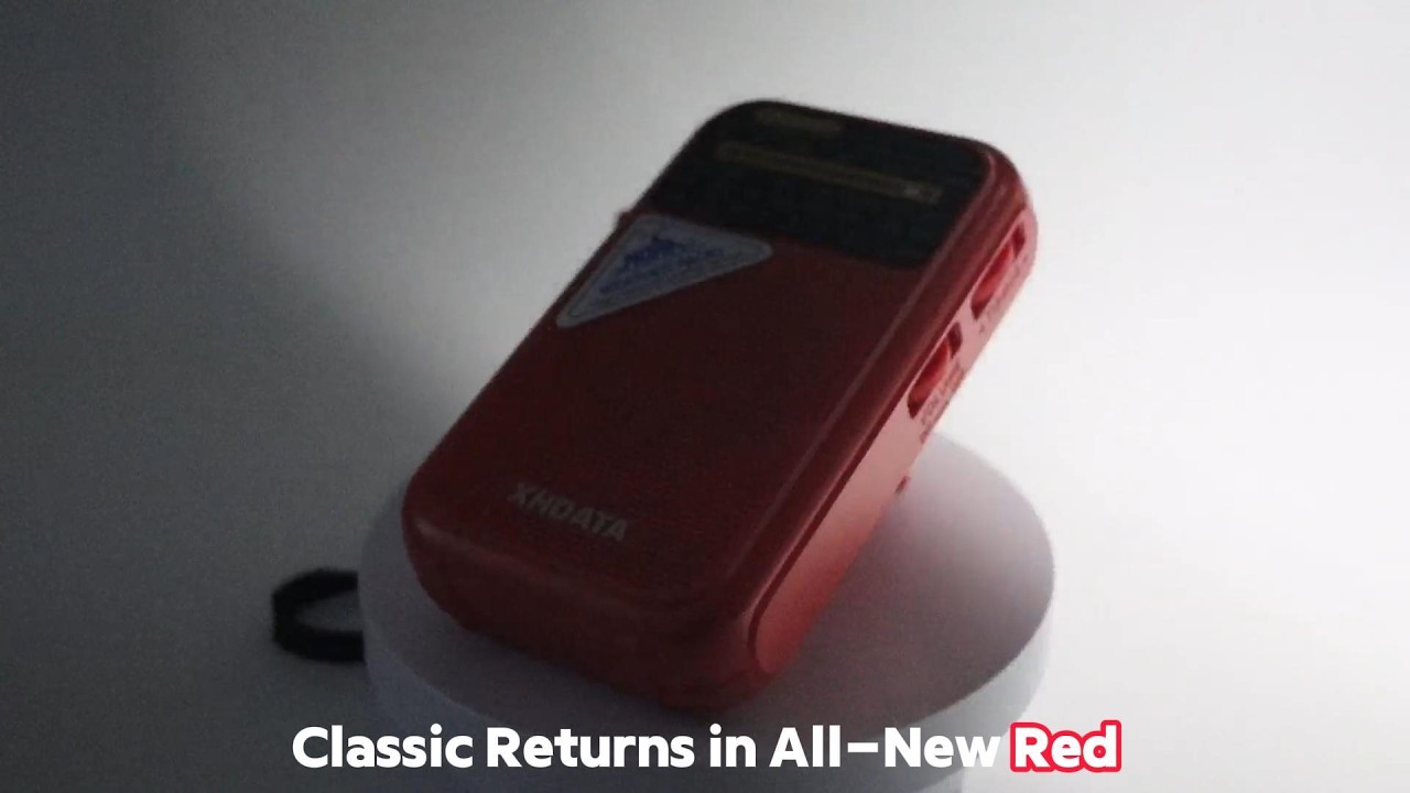 The Classic XHDATA D-221—Now in Bold New Red! 📻🔥