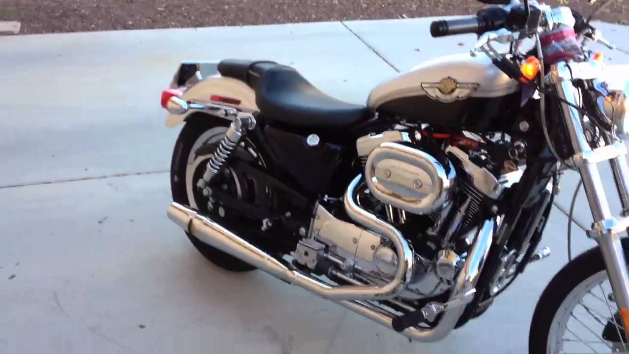 2003 Sportster 1200 custom with thunder header exhaust