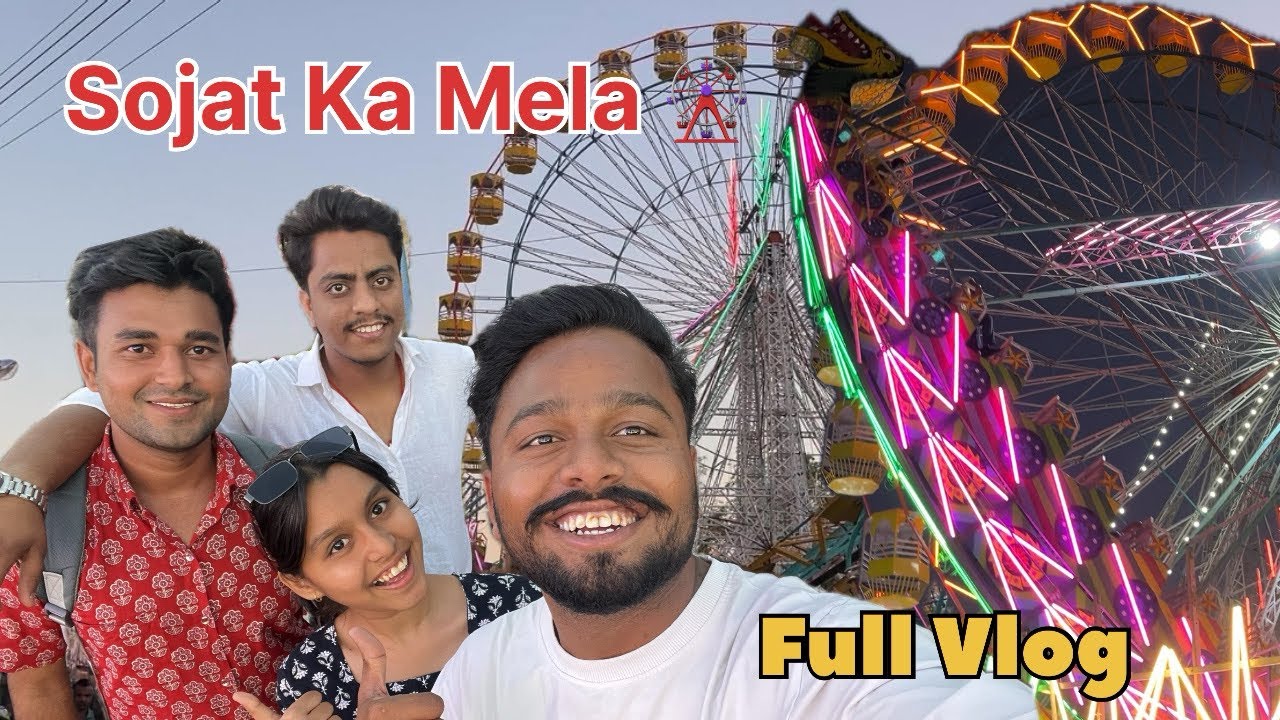 Sojat Ke Mele Me Kiye Mjje🫠🫶🏻 | Sojat Mela 2026 🎡 | Rajasthan 
