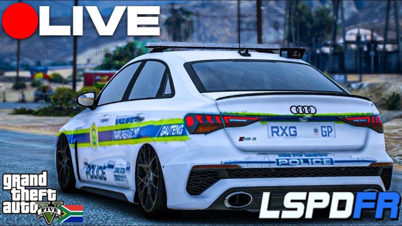 🔴GTA Mzansi - Highway Patrol With A Stance Audi RS3 l Playing As A Cop | LIVE | LSPDFR
