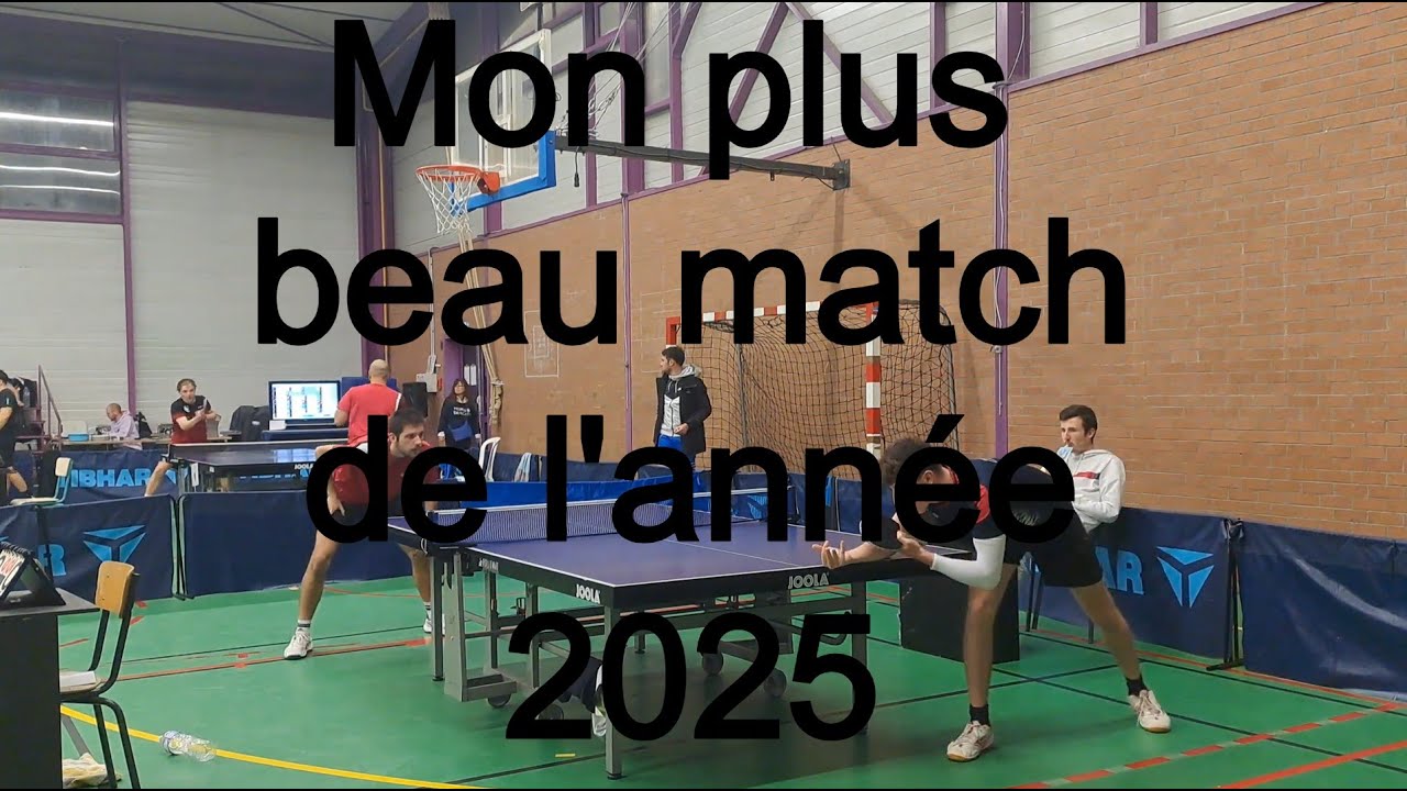 Mon plus beau match de l'année 2025 VS Mathieu GAUGEZ (2017pts) en tableau handicap 41pts