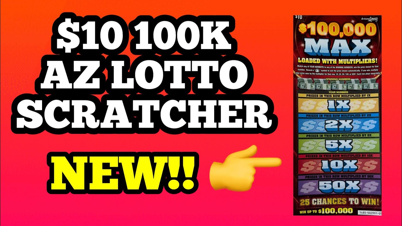 🚨New Release!🚨$10 100K AZ LOTTERY Scratch Off Ticket🔴