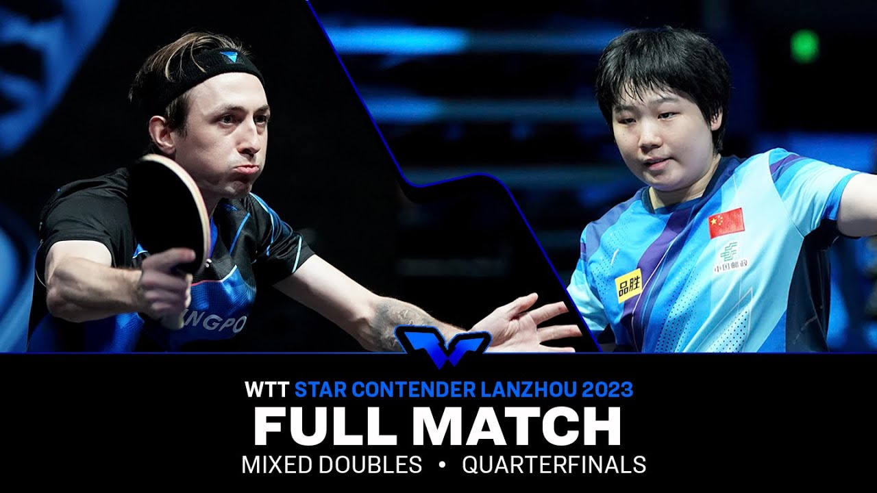 FULL MATCH | PITCHFORD / HURSEY vs LIN / KUAI | XD QF | #WTTLanzhou 2023
