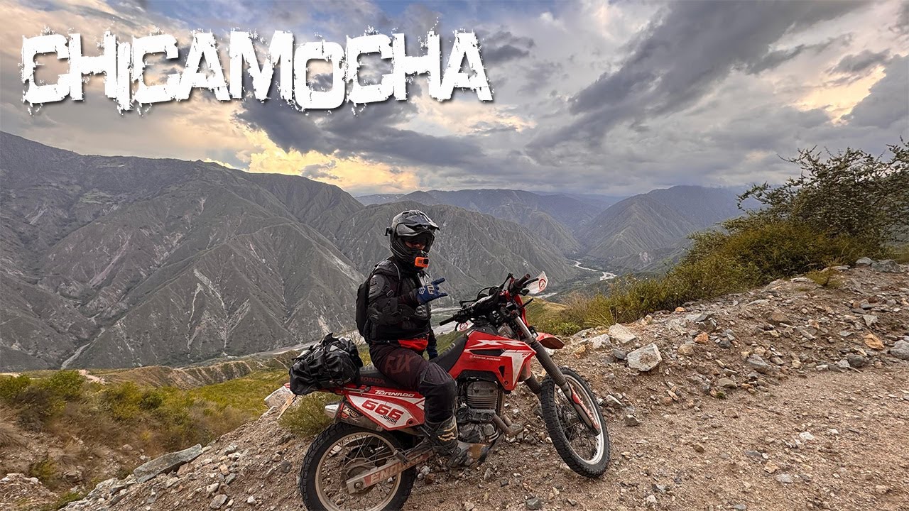 ⚠️ ENTRE ABISMOS Y MONTAÑAS / RUTA EL CAÑON DEL CHICAMOCHA / HONDA TORNADO ⚠️🔥