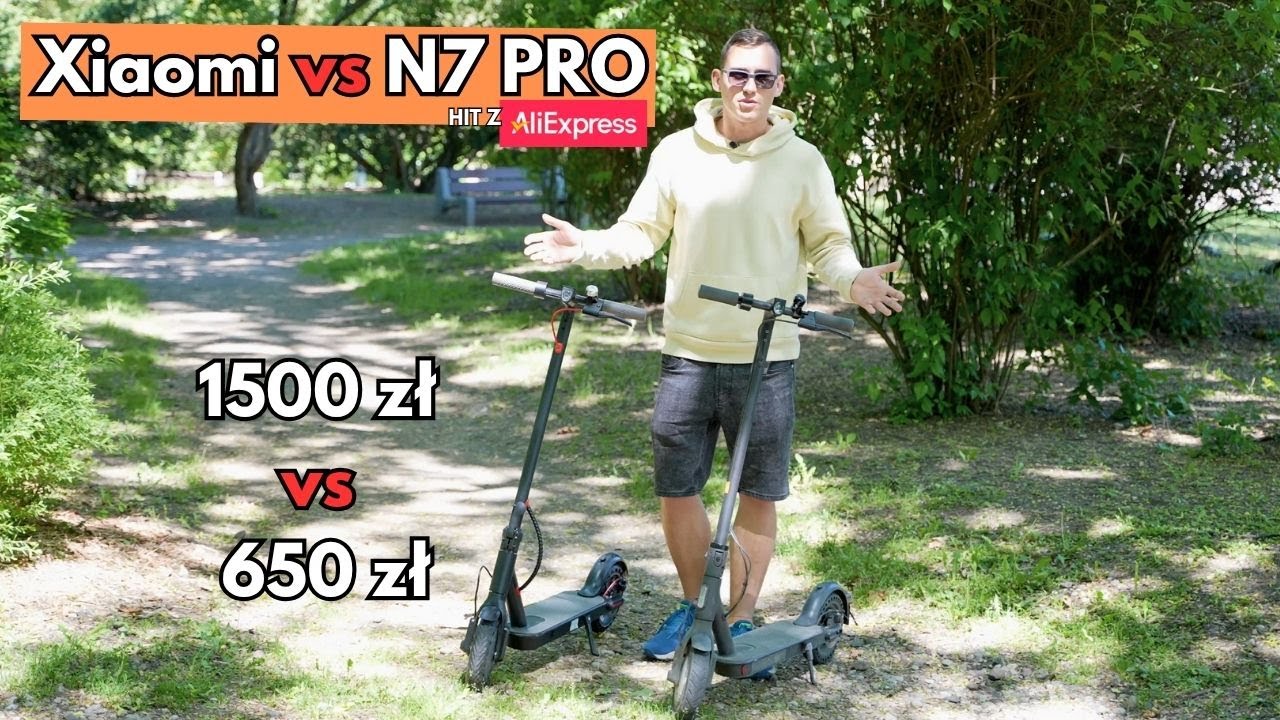 Kt&oacute;ra hulajnoga lepsza? Xiaomi kontra hit z Aliexpress? N7 Pro vs Mi Scooter Essential