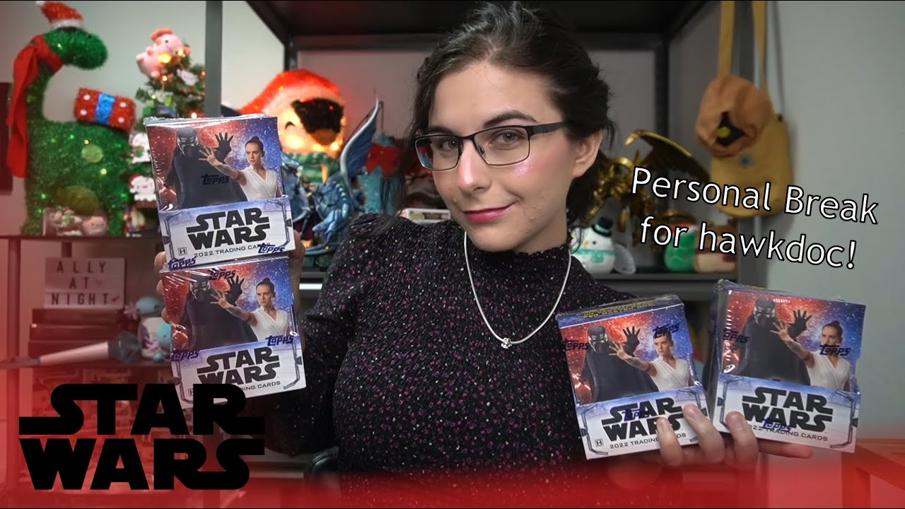 Microphone Testing 1, 2, 3! | 2022 TOPPS STAR WARS FINEST HOBBY BOX OPENING X4 FOR HAWKDOC