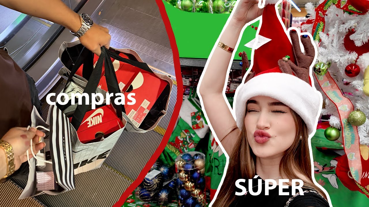 HACIENDO EL S&Uacute;PER porque no ten&iacute;a nada + compras navide&ntilde;as y regalos