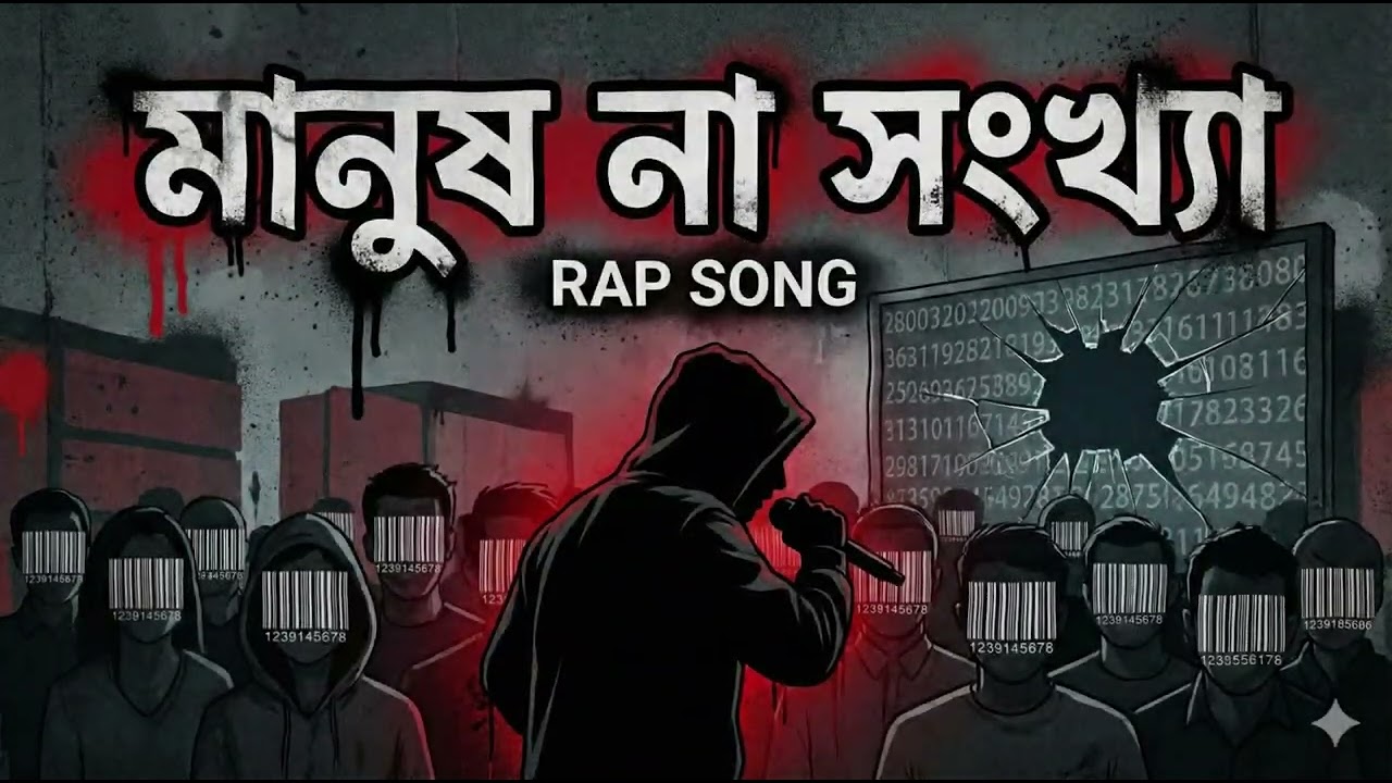 মানুষ না সংখ্যা | Emotional Protest Rap | Bangla Conscious Hip Hop