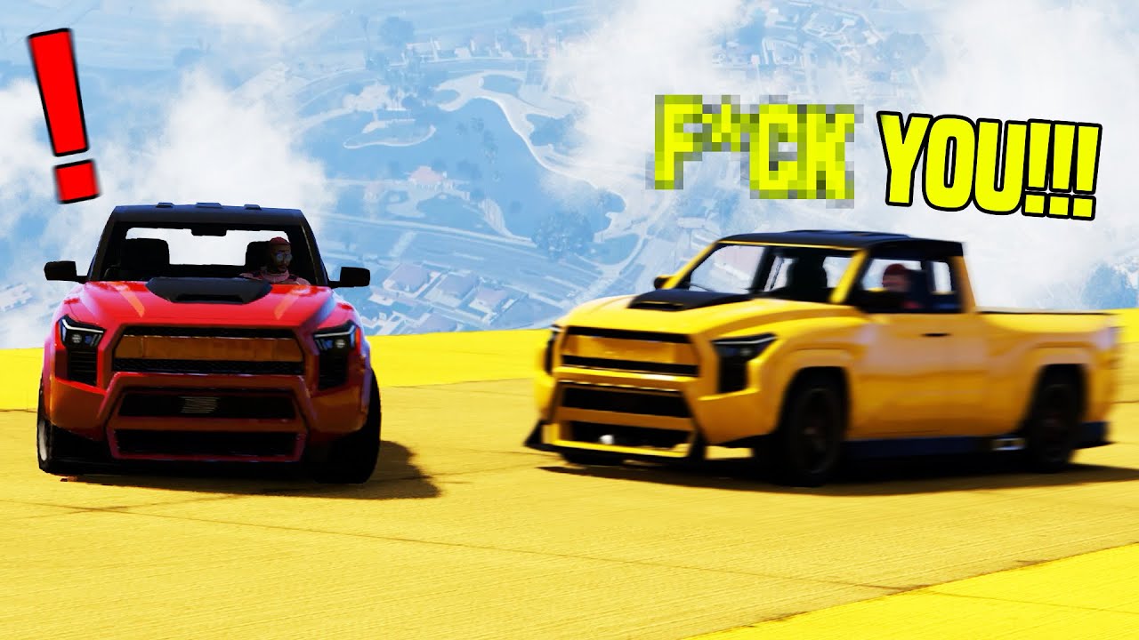 bullying the boys in GTA 5 Races