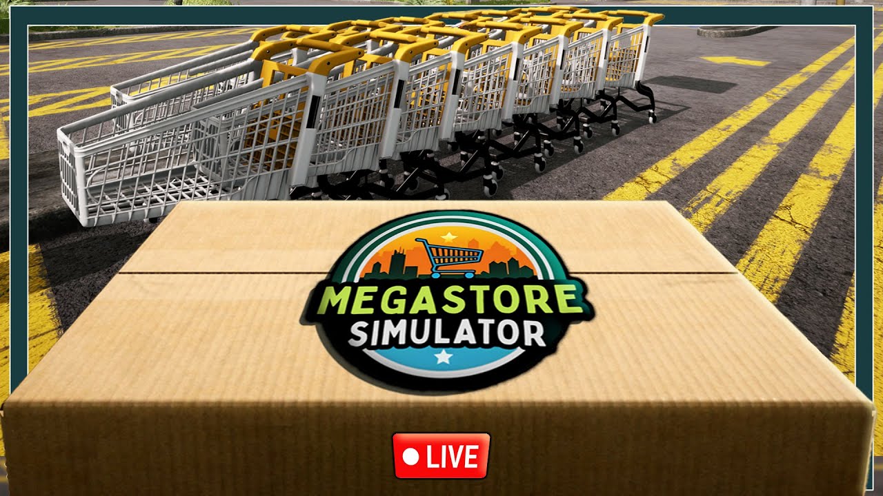 HIER GIBT ES NICHTS, WAS ES NICHT GIBT - MEGASTORE SIMULATOR - LIVE LET'S PLAY #01 - DEUTSCH