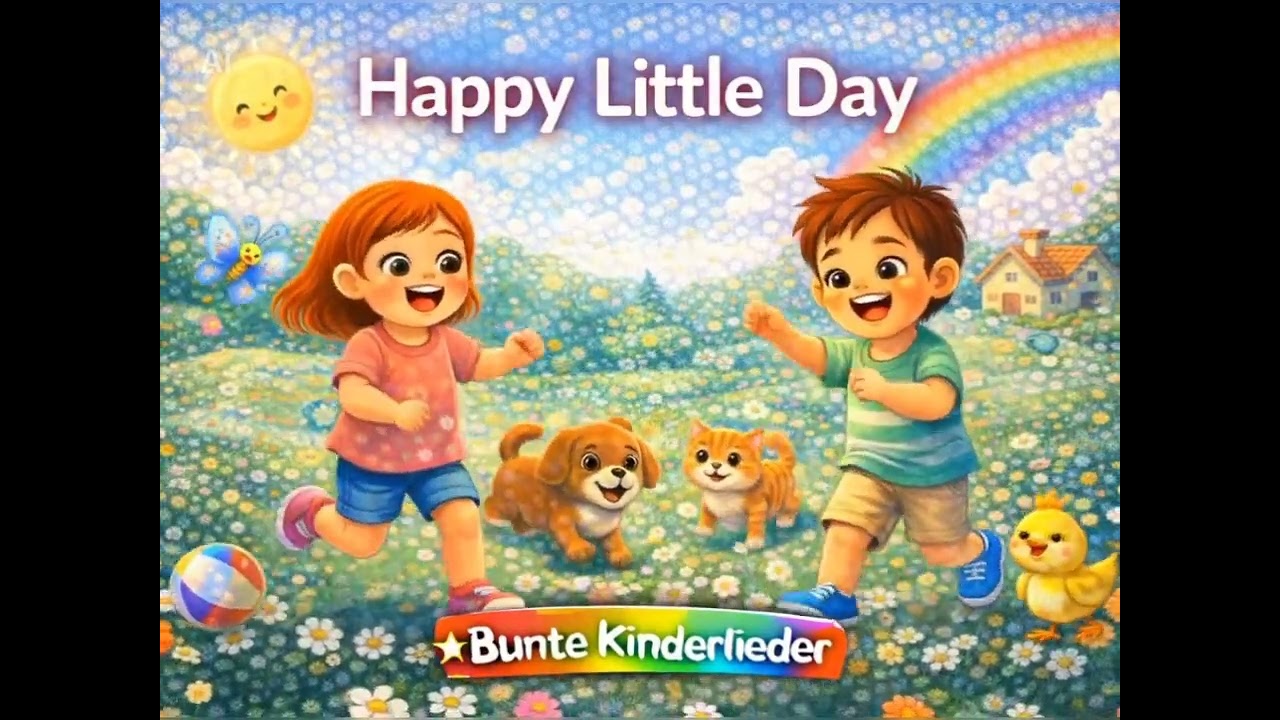 Happy Little Day | Feel-Good Kinderlied | Bunte Kinderlieder