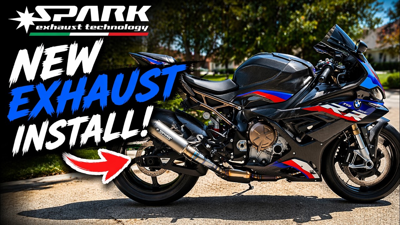 Full titanium exhaust install from Spark Exhaust