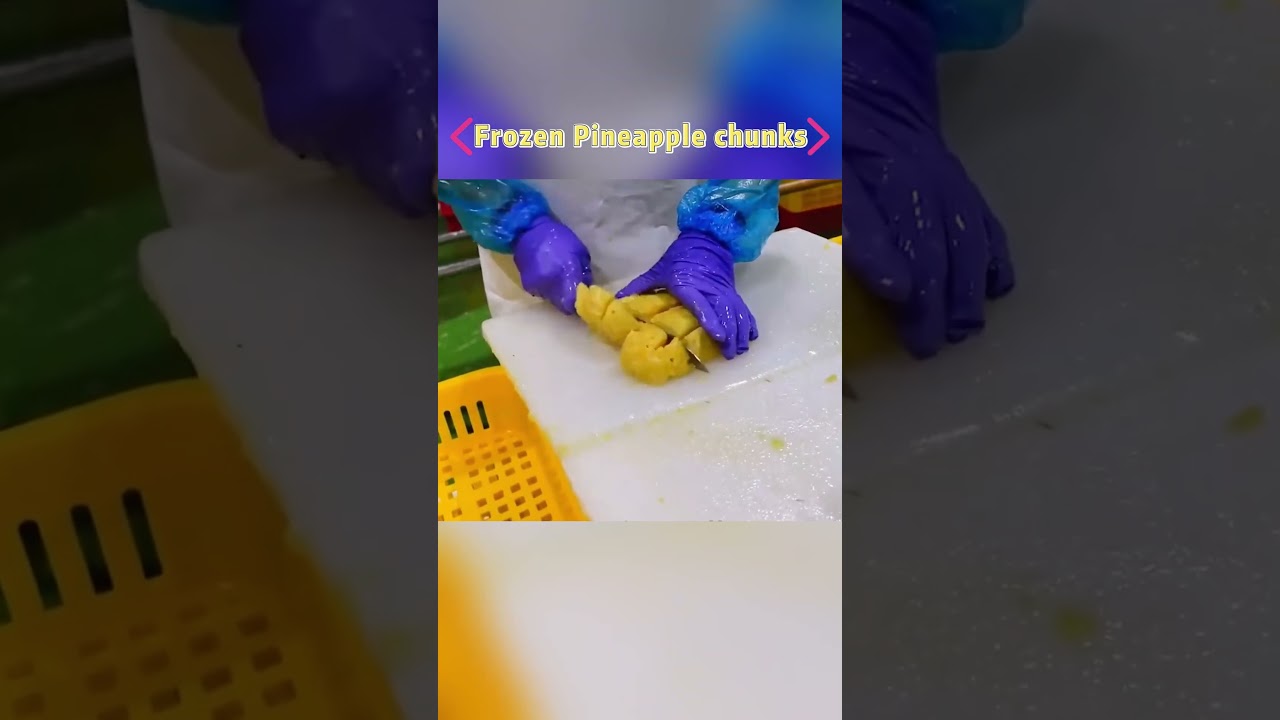 Frozen Pineapple Chunks Freshness Preserved for Every Bite